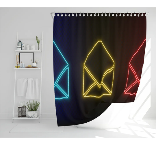Dilpreet Polyester Shower Curtain Set