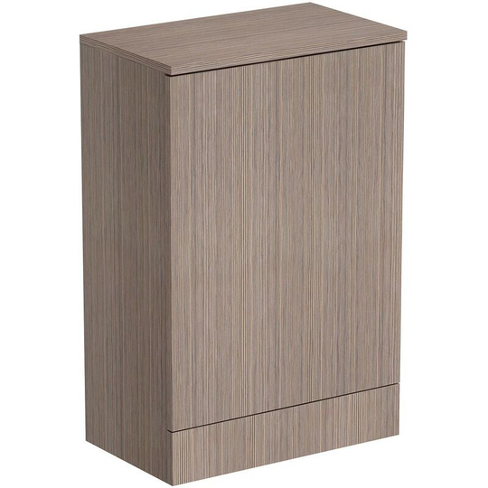 Wye walnut back to wall toilet unit 500mm - Walnut - Orchard