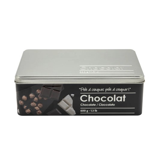 Embossed Chocolate 621ml Kitchen Canister