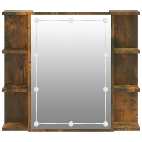 70cm x 60cm Surface Mount Mirror Cabinet with LED Lighting