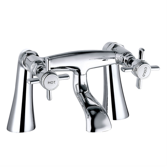 NRG - Traditional Chrome Bathroom Bath Filler Mixer Tap Bath Shower Tub Faucets