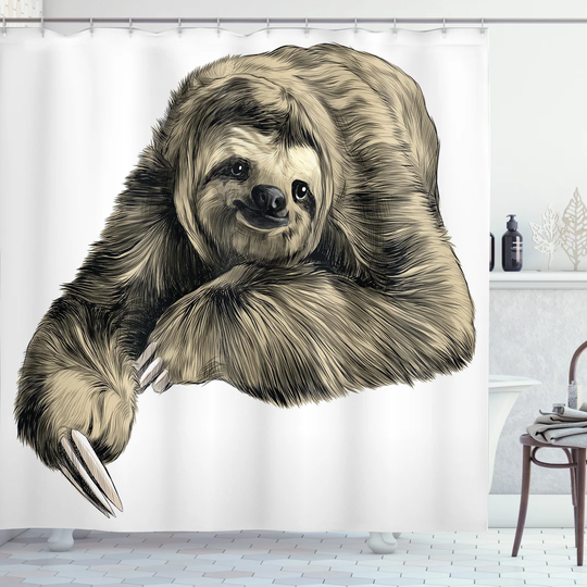 Birta 13 Piece Polyester Shower Curtain Set