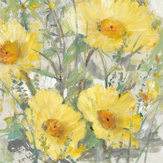 Yellow Bunch I by Tim OToole - Wrapped Canvas Painting