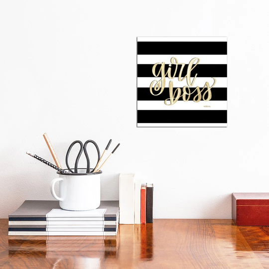 Girl Boss by Imperfect Dust - Wrapped Canvas Graphic Art