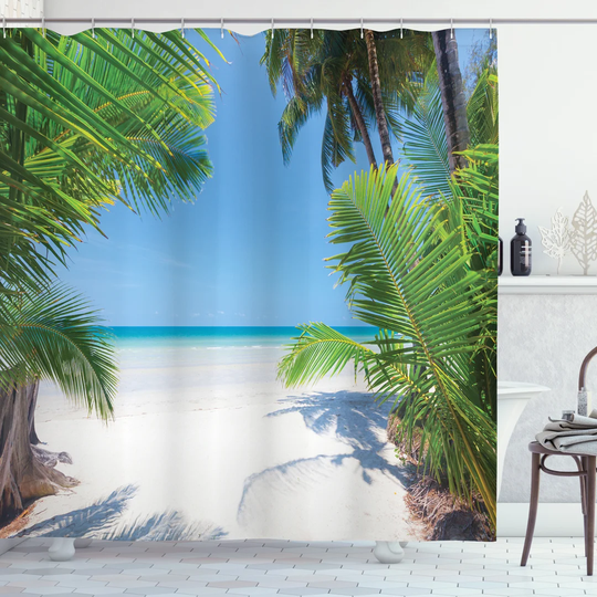 Baftije Polyester Shower Curtain Set