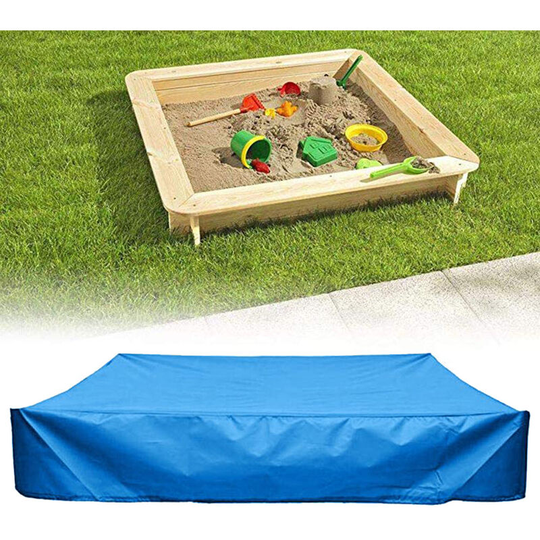 Waterproof Sandbox Cover, Tarpaulin Sandbox Cover, Toy Sandbox Cover (Blue-200*200cm)