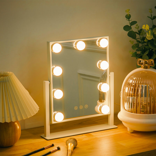 Livingandhome Hollywood Vanity Mirror with Dimmable LED Bulbs