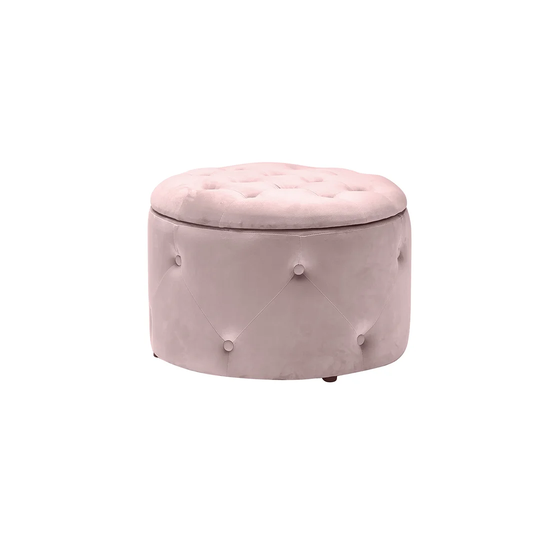 Coldiron 60Cm Tufted Round Storage Ottoman