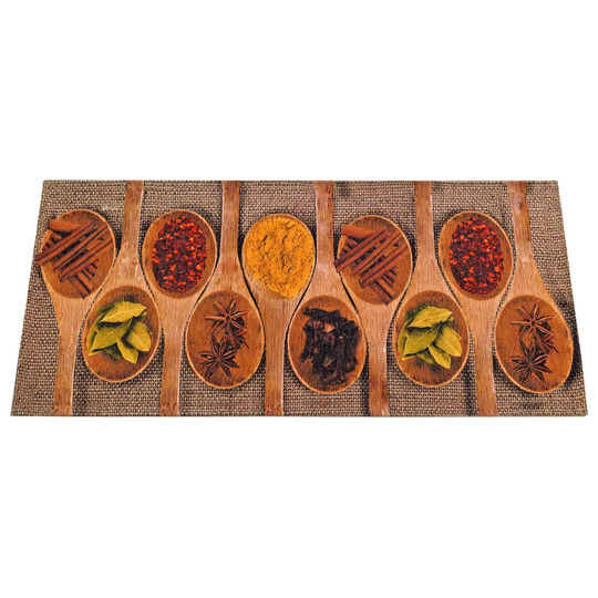 Schwerin Digital Spices Market Kitchen Mat