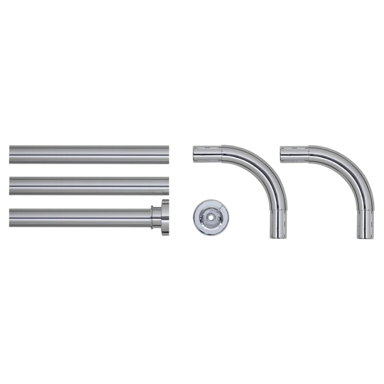 Seallux 170cm Fixed Shower Curtain Rail