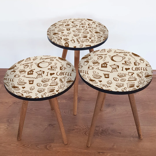 Cheryle 3 Piece Nest of Tables