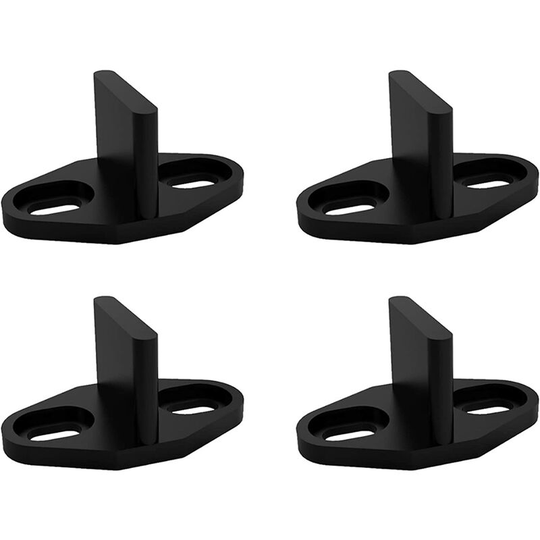 Guide guide giandage, 4 pcs floor guide Sliding door Sliding barn door weight for wooden door cabinet door