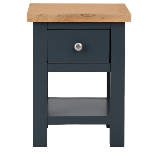 1 Drawer Lamp Table - Blue