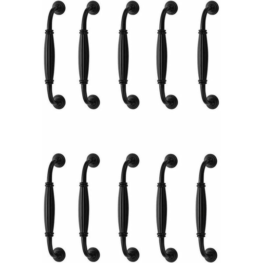 Stick Handle128 Black Bar Handle Handle with Screws Hole Distance Furniture Handle Tube Furniture Door Kitchen Cabinet Door Bar