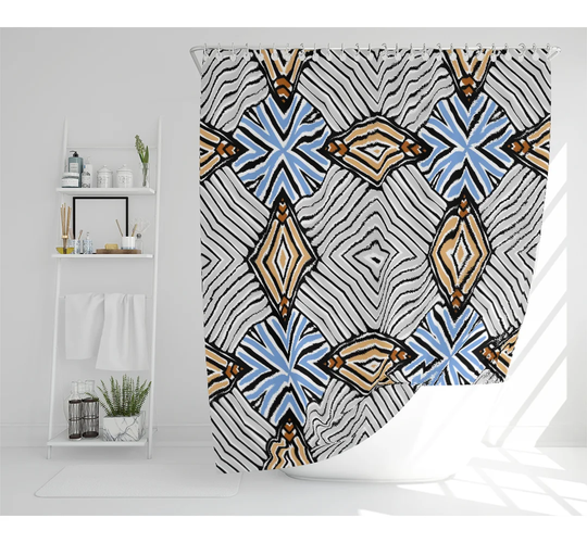 Brooklington Polyester Shower Curtain Set