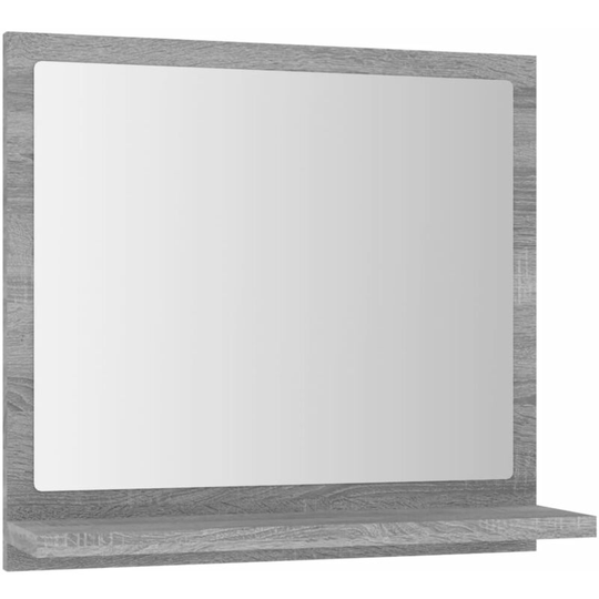 Vidaxl - Bathroom Mirror Grey Sonoma 40x10.5x37 cm Engineered Wood Grey