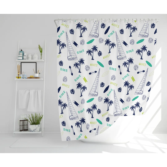Gina Polyester Shower Curtain