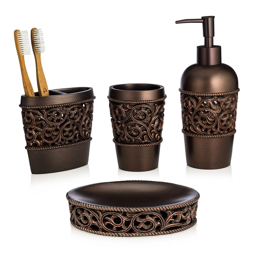 Montijo 4 Piece Bathroom Accessory Set