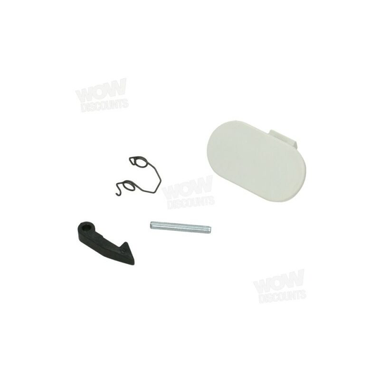 Washing Machine / Tumble Dryer Door Handle Assembly - White 90447699 - Hoover