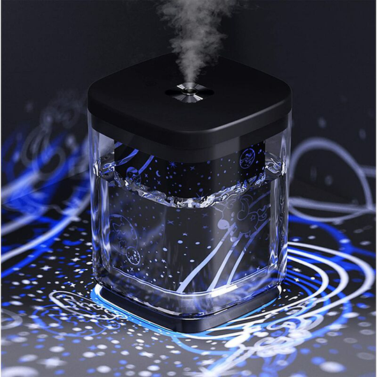Gift - Air Humidifier Ultrasonic Humidifier with 2 Adjustable Mist Mode Auto Shut-off and Colorful Night Light usb Portable Humidifier for Home