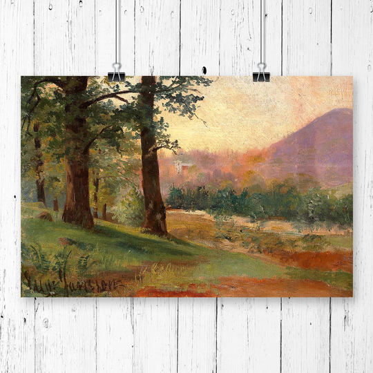 'Vid Skogsbrynet' by Eugene Jansson Printing Print