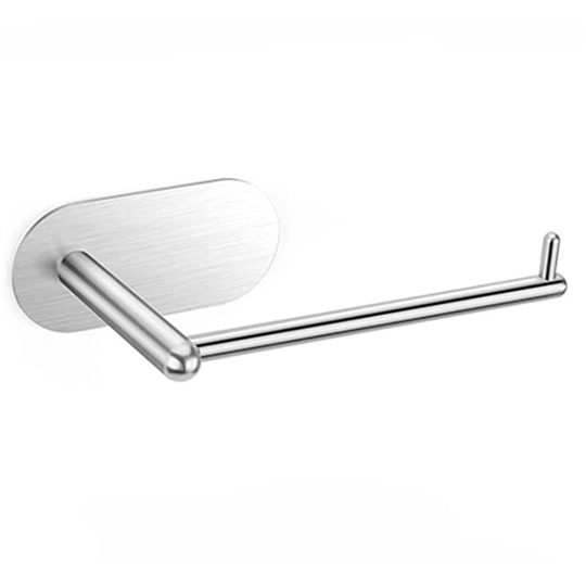 Self Adhesive Paper Towel Holder Under Cabinet 304 Stainless Steel for Kitchen Bathroom Living Room