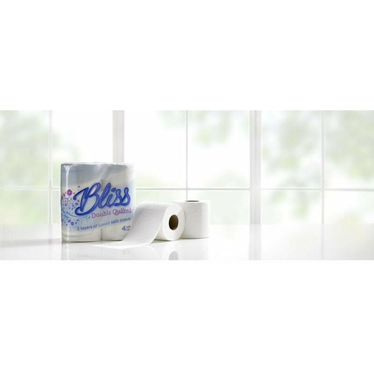 Luxury Toilet Roll 2 Ply White (Pack 40) - White - Valuex