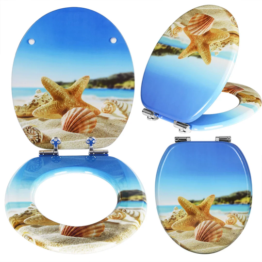 Ceard Soft Close Round Standard Toilet Seat