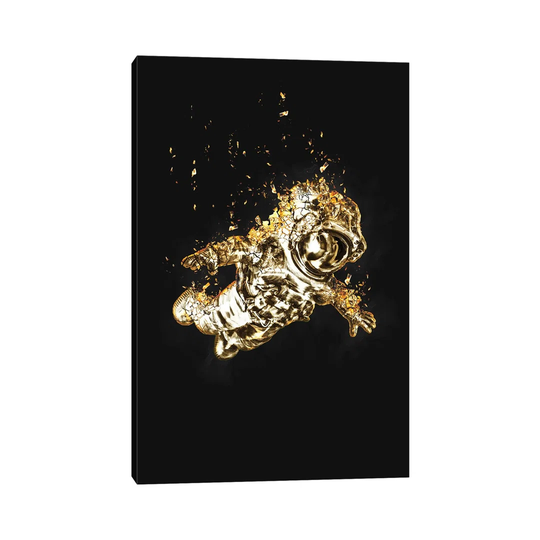 Among Us Gold by Gab Fernando - Wrapped Canvas Art Prints