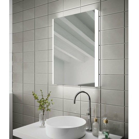 HIB - Connect 60 led Illuminated Bluetooth Mirror - 600mm Wide - 78764000 - Clear