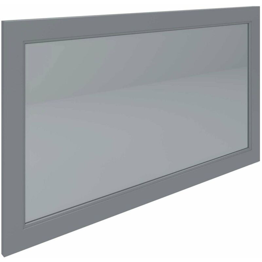 Rak Washington Framed Bathroom Mirror - 650mm h x 1185mm w - Grey