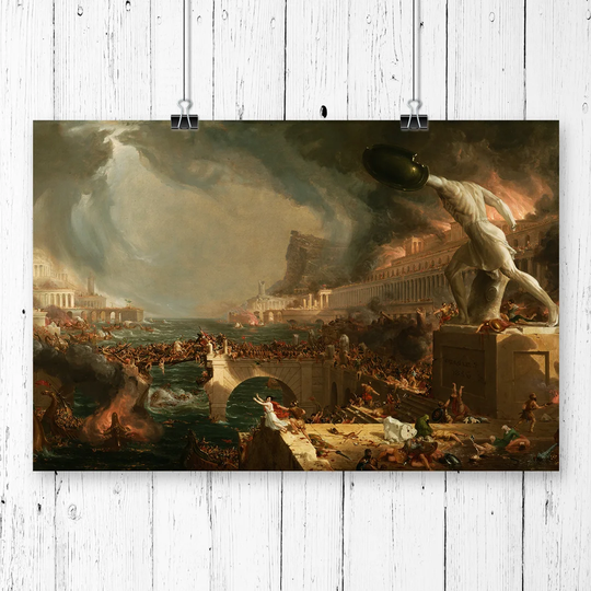 'Course of Empire' by Thomas Cole Graphic Art