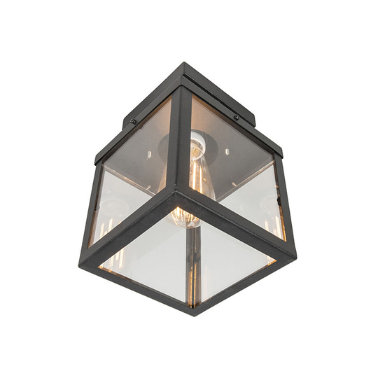 Industrial Ceiling Lamp 1 Black IP23 - Rotterdam - Black