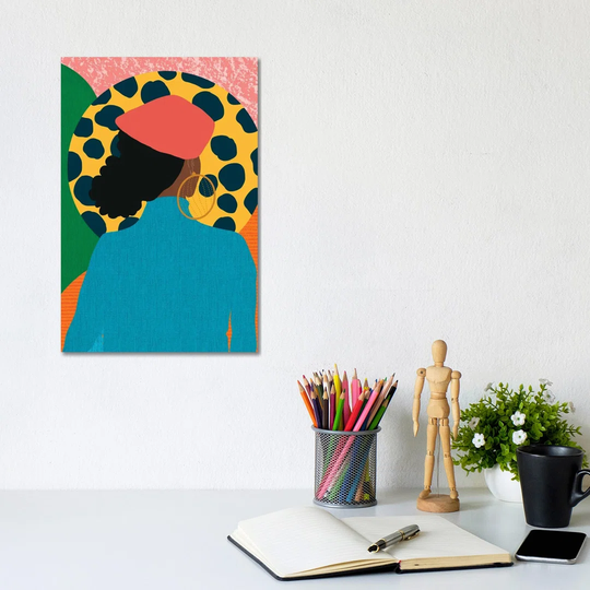 Spotted In Red by Sagmoon Paper Co - Wrapped Canvas Graphic Art