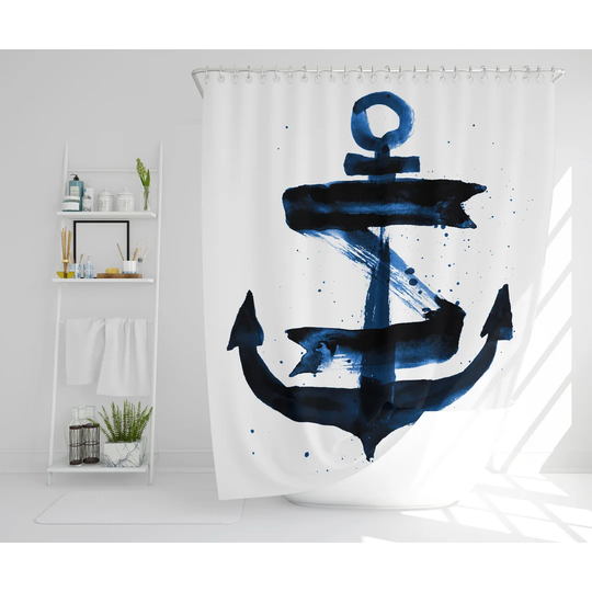 Lorenzo 2 Piece Polyester Shower Curtain Set