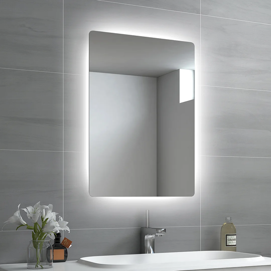 LM09 LED Bathroom Mirror 50X70cm Bathroom Mirror With Cold White Lighting