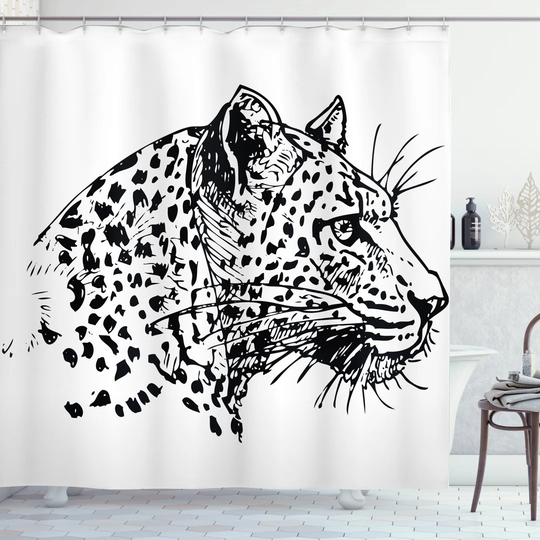 Bentely Polyester Shower Curtain Set