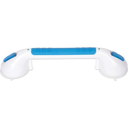 16" Ultra Grip Shower Handle - Dual Locking Grab Bars for Bathtubs and Showers - Seniors, Disabled, Handicap, Elderly Assistance Product