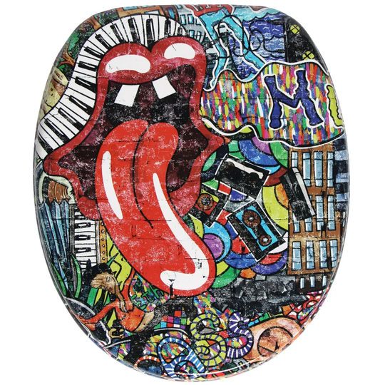 Newland Elongated Toilet Seat Sticker