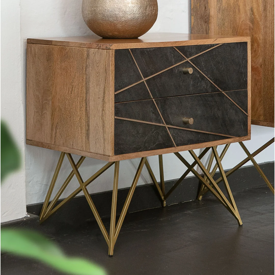 Bobbitt Side Table with Storage