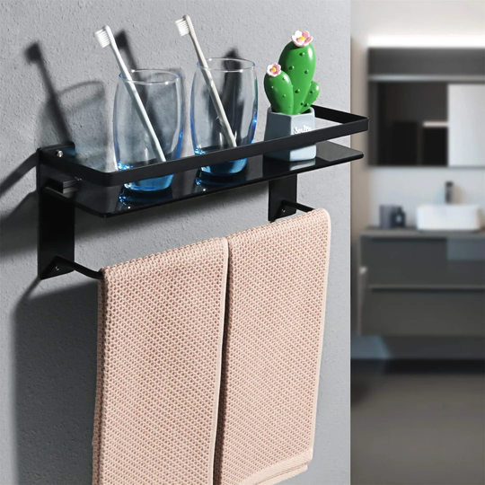 Scanlan Adhesive Mount Stainless Steel Shower Shelf