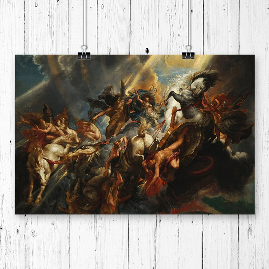 'The Fall of Phaeton' by Peter Paul Rubens Painting Print