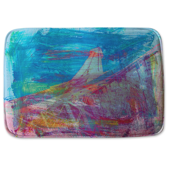 Tattersall Rectangle Bath Mat