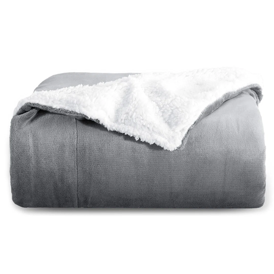 Sherpa Fleece Throw Blanket - Fluffy Microfiber Solid Blankets For Bed And Couch Double/Twin Size, Turquoise, 150X200cm