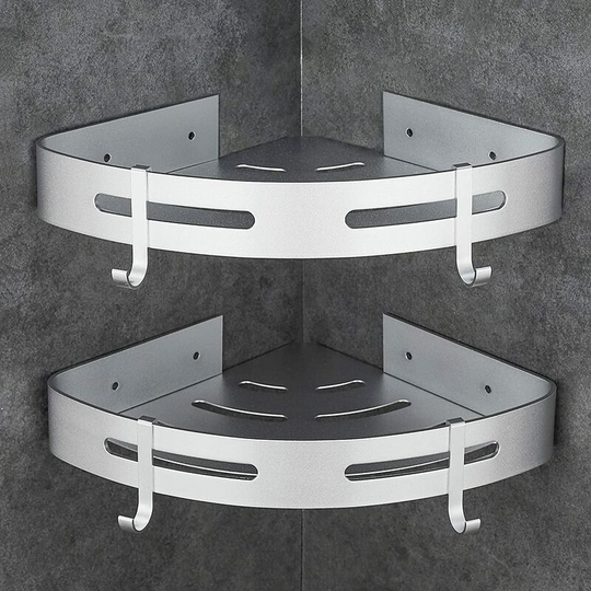 Bathroom Shelf No Drilling Corner Shower Shelf Bathroom Accessories Shower Caddy Shower Organizer Storage Bathroom Shelves Rustproof Aluminum