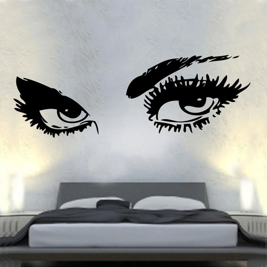 Sexy Eyes Decal Vinyl Wall Sticker