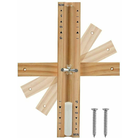 Thsinde 15 Minute Sauna Hourglass Sauna Sand Clock Wall Timer Sauna Accessories For Decoration, Sauna Room