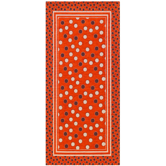 Hinnenkamp Sphere Hooked Red Rug