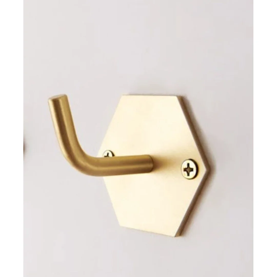Rockwood Wall Hook in Brass