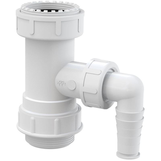 Kitchen Drain Waste Trap Adapter Pipe 5/4' with Dishwasher Connector Inlet Input